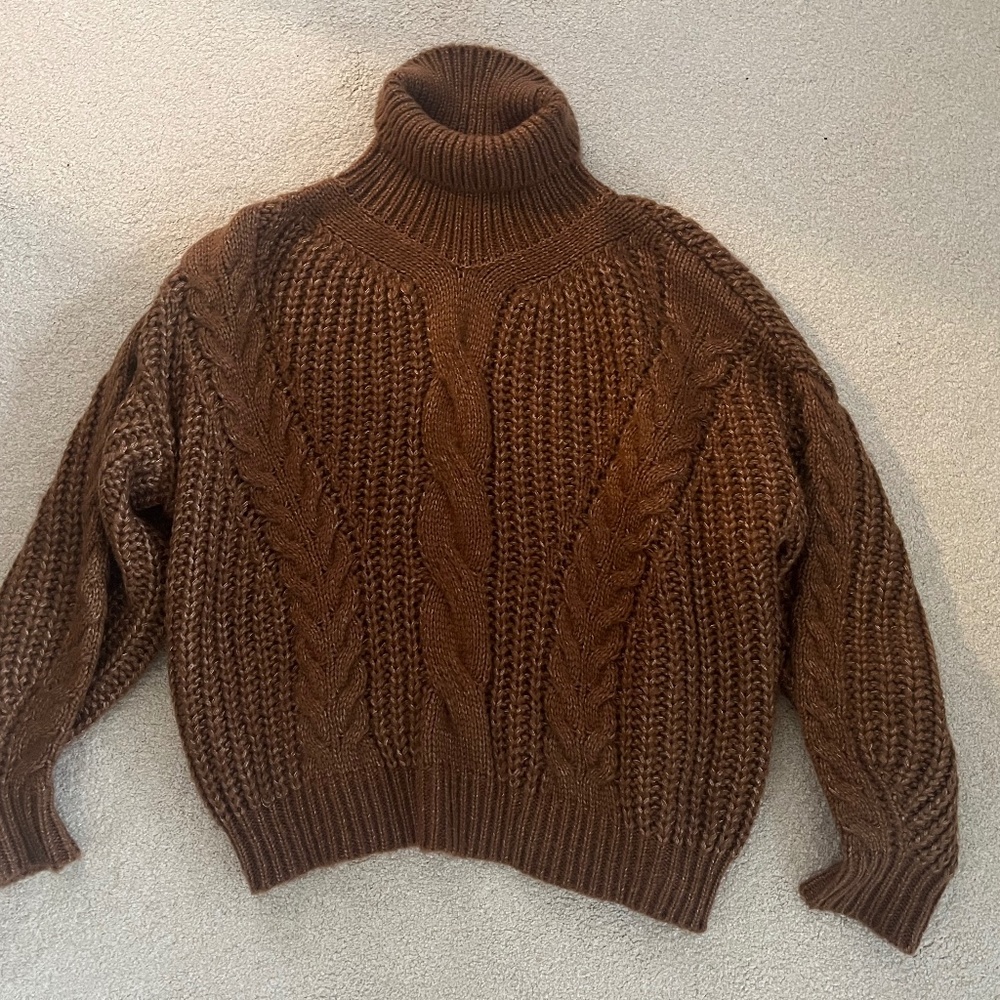 Brown oversized sweater